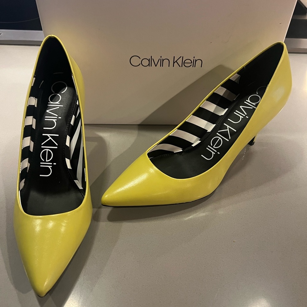 Calvin Klein Neon heels